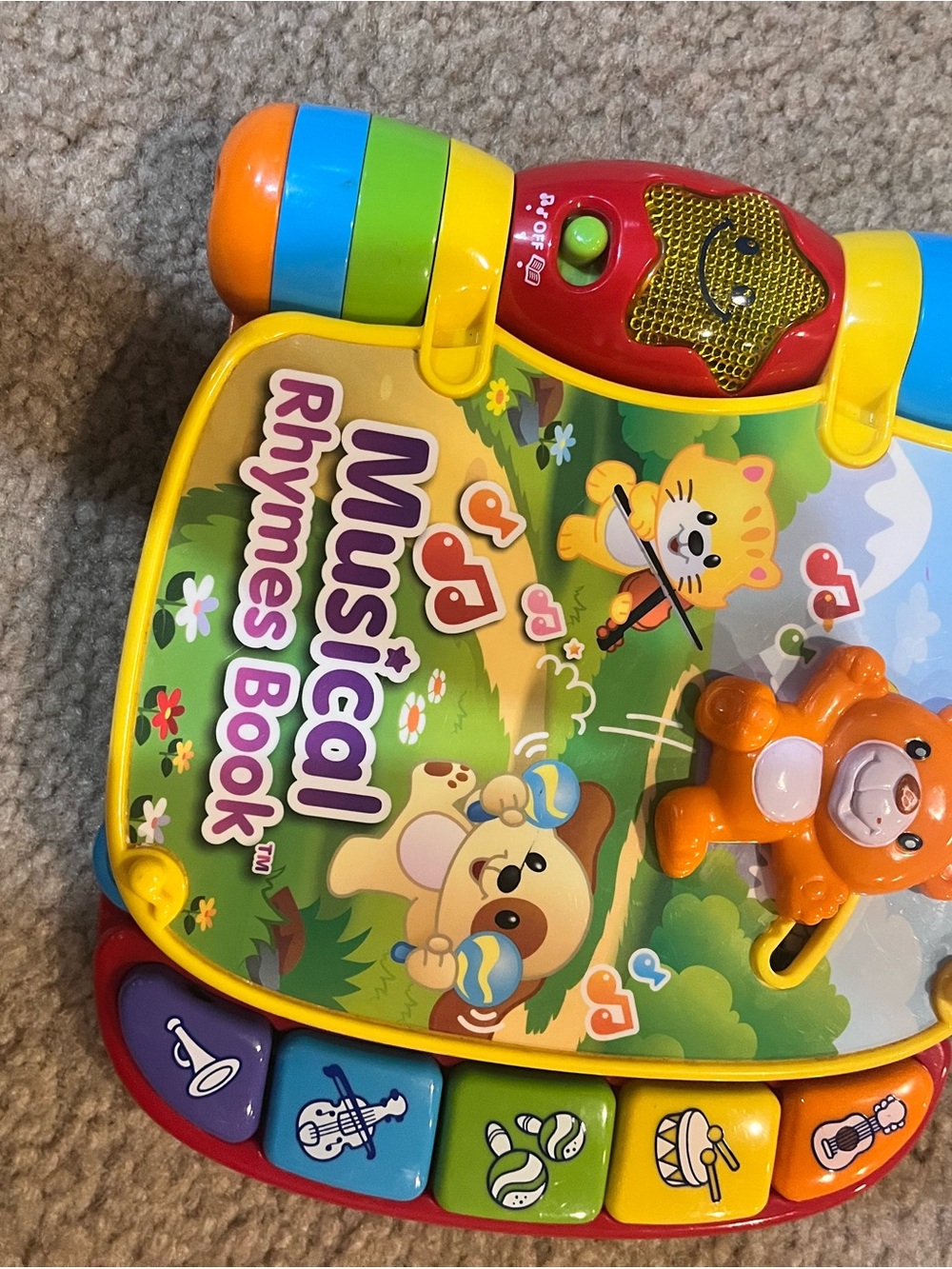 Musical Rhymes Book - Multi-Color Kids Toy needs batteries